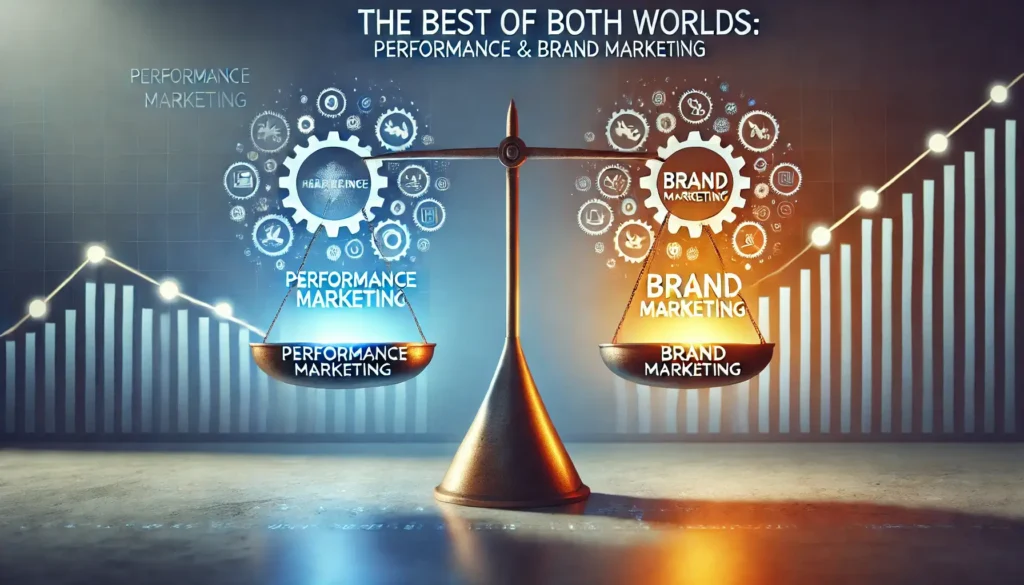 performance marketing vs brand marketing
