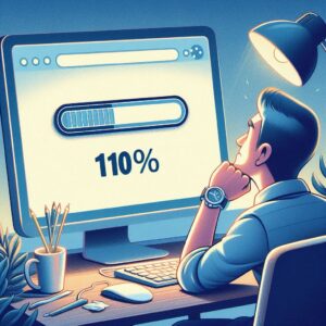 A visually engaging infographic listing 10 common SEO mistakes, each represented by icons like a broken link, slow-loading snail, and unoptimized mobile screen. Beside each icon, a quick fix is provided in a concise and clear format. Let me know if you’d like to refine this further